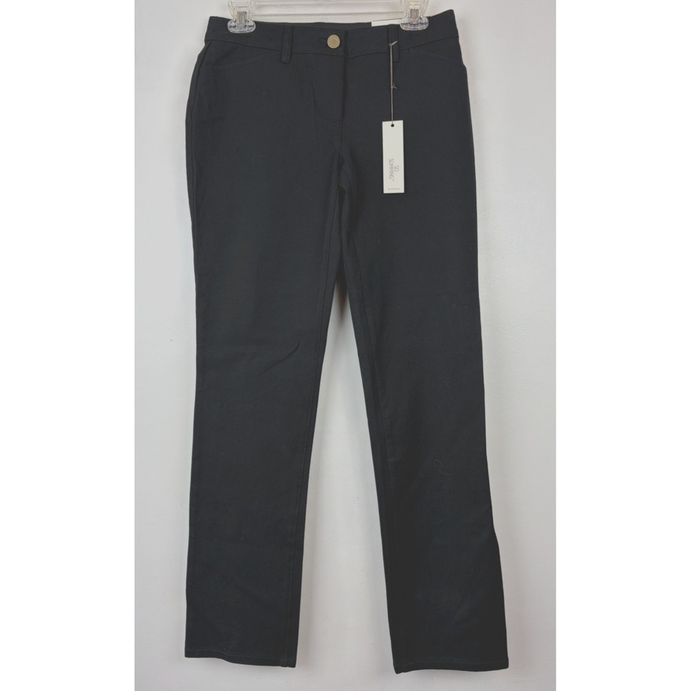 Chicos So Slimming Pants Women XS 00 Black Slim Leg Regular Minimalist Capsule